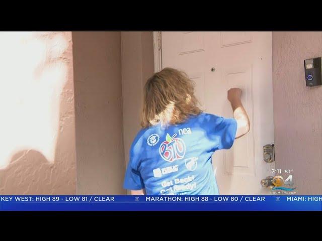 Broward School Officials Go Door Knocking To Find Unenrolled Students