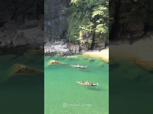 Dawki River, Meghalaya #meghalaya #clean #river #dilipshuklavlogs #shorts #ytshorts #dawkiriver