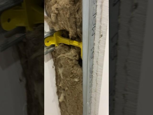 Trasdosado sin puente térmico #knauf #drywall #diy #construction #cartonyeso