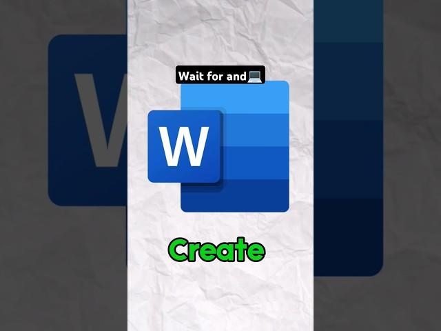MS word amazing trick #shorts
