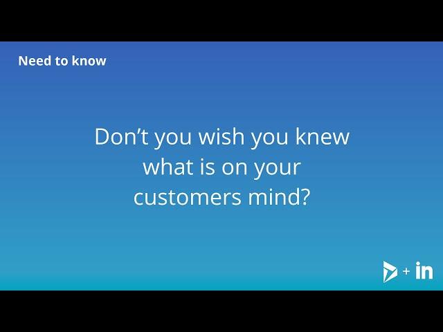 Episode 2 - Don’t you wish you knew what is on your customers mind?