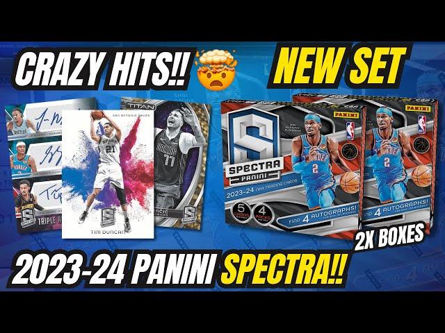 MY BEST OPENING YET. MUST WATCH!! 2023-24 Panini Spectra  Hobby Box Review x2