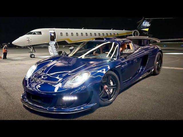 Gemballa Mirage GT Delivered to $100M Private Jet!