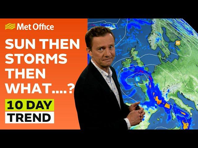 10 Day Trend 18/09/2024 – After a sunny week thunder is coming – Met Office weather forecast UK