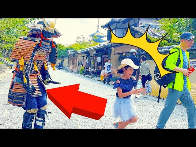 #69 SAMURAI Mannequin Prank in Kyoto Japan | Best statue prank Funny reactions video