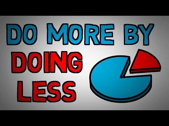 The Pareto Principle - 80/20 Rule - Do More by Doing Less (animated)