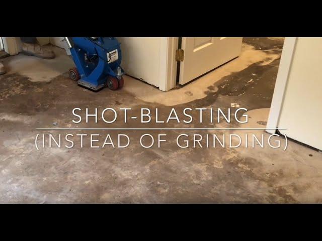 Choosing Shot Blasting Instead of Floor Grinding for Surface Preparation