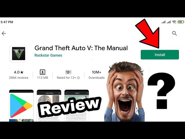 GTA 5 THE MANUAL REVIEW IN HINDI | PLAY STORE | GTA 5 PC SPECIFICATIONS | HOW TO PLAY GTA 5 ON PC