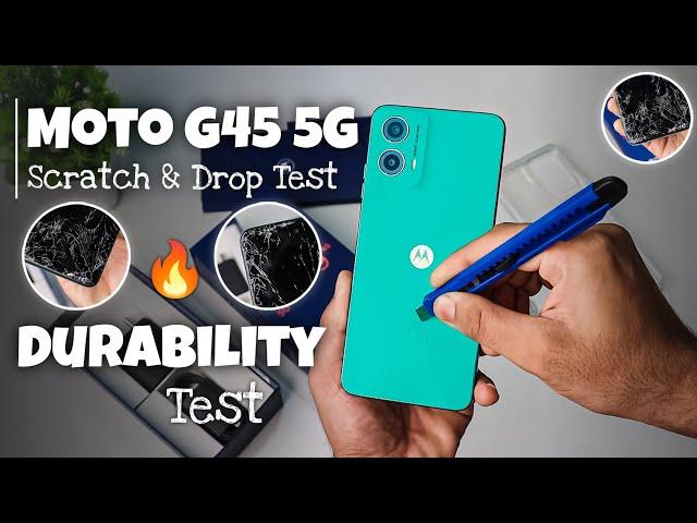 Moto G45 5G Durability Test | Scratch & Drop Test