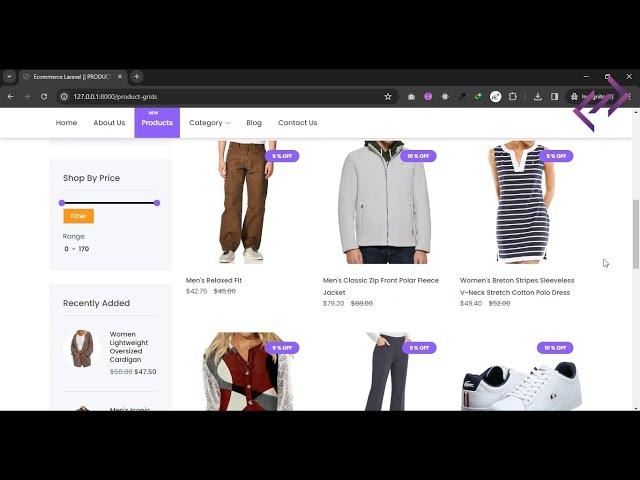 Ecommerce Website in PHP Laravel with Source Code - CodeAstro