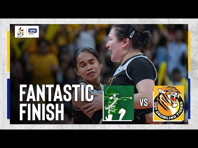 UST'S GROWLING FINISH VS. DLSU| UAAP SEASON 86 WOMEN’S VOLLEYBALL