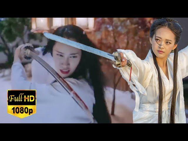 【Kung Fu Movie】A young girl’s whole family is killed and she takes revenge with one sword!#movie