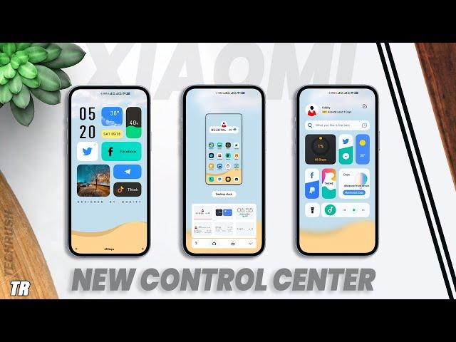 Xiaomi MIUI 13 New Control Center Download | Best Mi Themes Ever