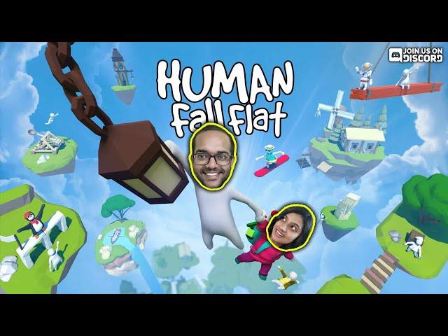 Human Fall Flat LIVE தமிழ் FUN Gameplay with #NewtSP and Squad