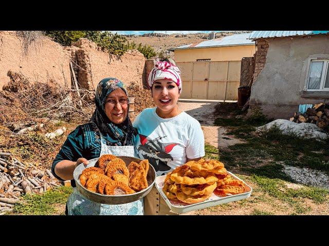 Türkiye! One day with the TATARS! Rural life of TURKEY! Baursak, Peremechi! Siberian Tatars, TURKEY