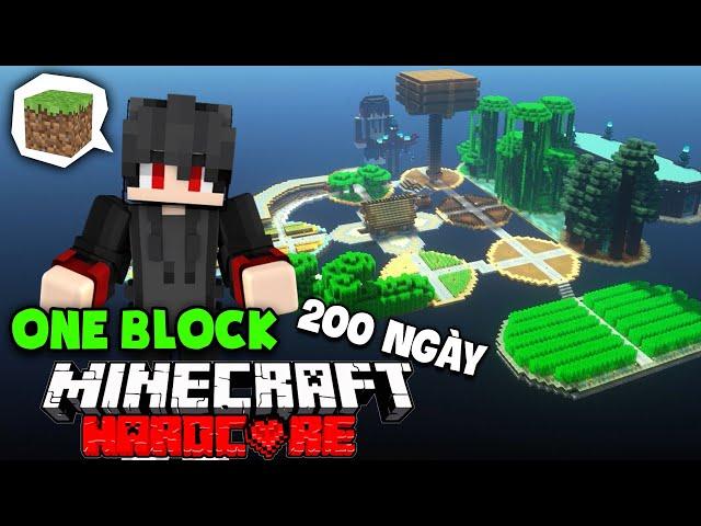 KiraMC Tóm Tắt 200 Ngày Minecraft Sinh Tồn Siêu Khó Nhưng Chỉ Với 1 Block !! Oneblock Hardcore #2