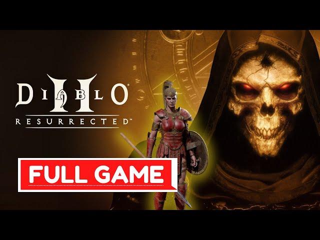 DIABLO 2 RESURRECTED Gameplay Walkthrough Amazon FULL GAME - No Commentary