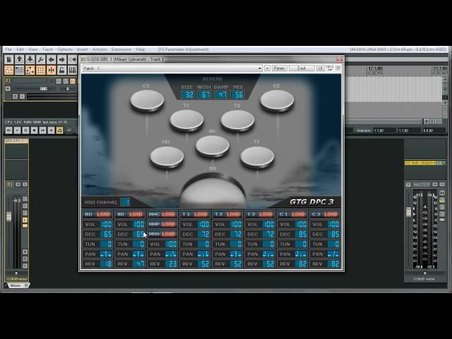 Tutorials For Reaper | Drums as Click | GTG Synth Drums | Midi Drums as Click | Basic Beat Creation