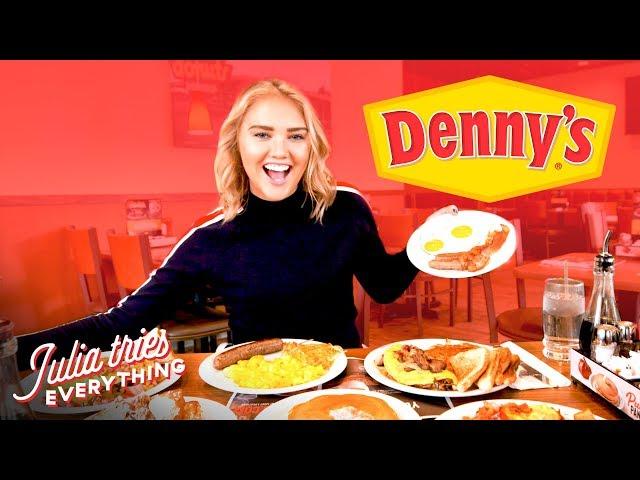 Trying ALL Of The Most Popular Menu Items At Denny’s