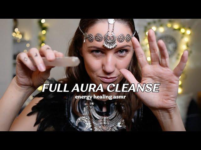 DEEP AURA CLEANSE | negative energy removal, stop energy leaks, crystal healing |Energy Healing ASMR