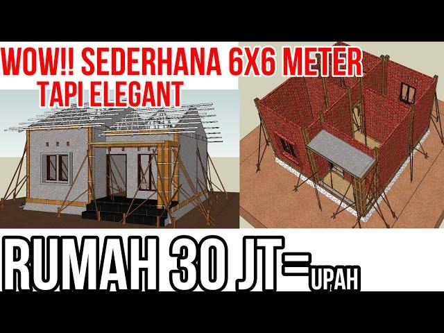 Rumah Sederhana Type 36 M2 (6x6 Meter)