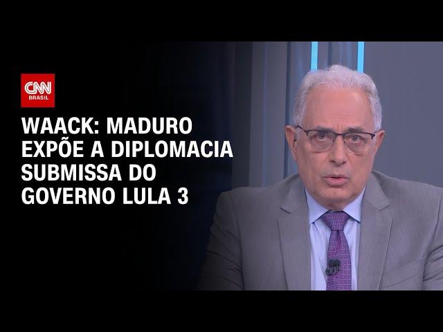 Waack: Maduro expõe a diplomacia submissa do governo Lula 3 | WW