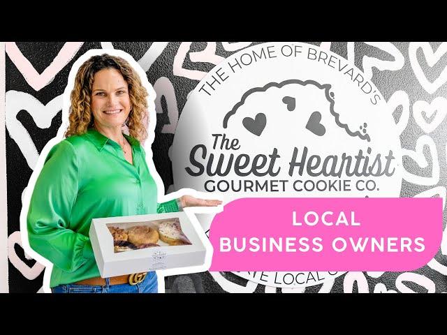 Local business owners with Lindsey Whitney - The Sweet Heartist.