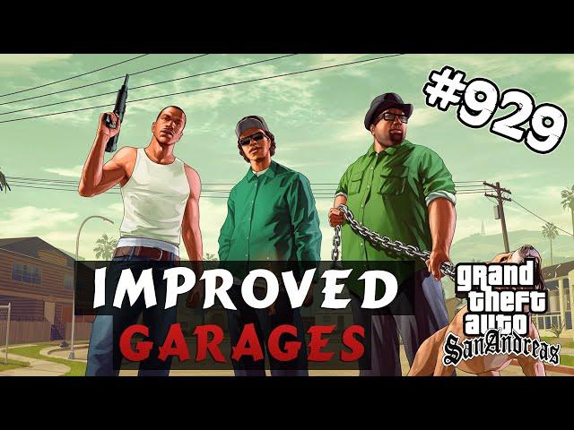 Обзор модов GTA San Andreas #929 – Улучшенные интерьеры тюнинг гаражей