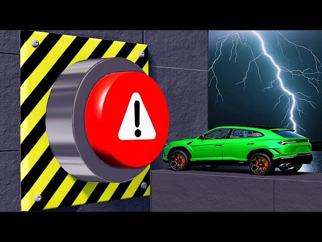 DO NOT Hit the RED BUTTON of NIGHTMARES - BeamNG.drive