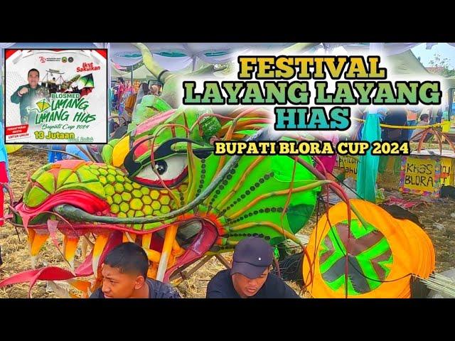 Tampil Unik..!! Festival Layang Layang Hias (Bupati Cup 2024) di jalan Baru Blora