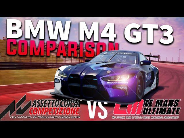 Assetto Corsa Competizione vs Le Mans Ultimate Comparison Lap at Circuit of the Americas