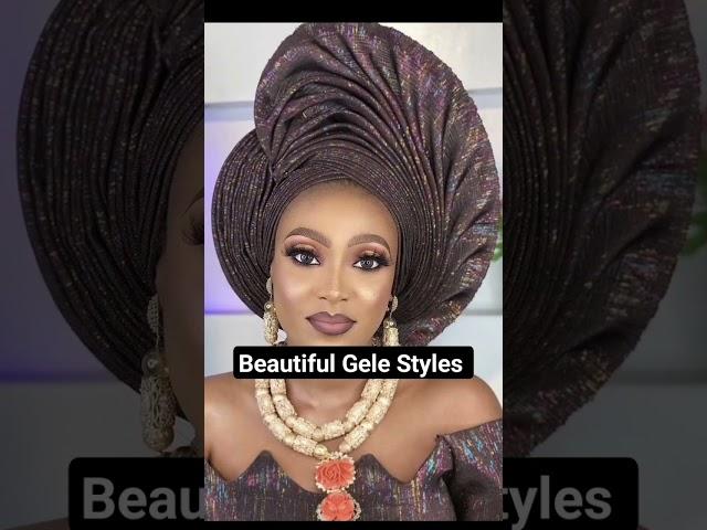 Trendy gele head wrap for ladies.