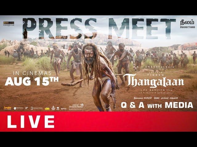 Thangalaan Press Meet | Chiyaan Vikram | Pa Ranjith | Shreyas Media