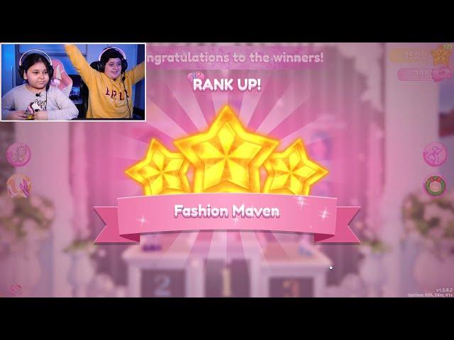 Maria a ajuns la rank-ul Fashion Maven in Dress To Impress !