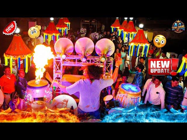 NEW 2K25 DHAMAKA | FIRE AND WATER DRUM  | A ONE STAR BAND BALASINOR | CHOLI KE PICHE KYA HE (SONG)