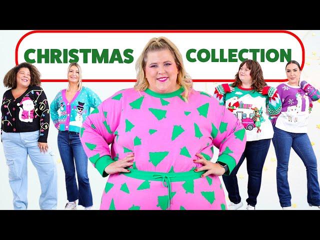 How Christmas Sweaters REALLY Look on Different Body Shapes  | Plus Size Try-On Haul