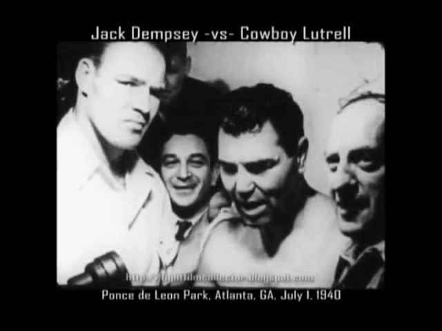 Jack Dempsey -vs- Cowboy Luttrell 1940 w/Interview (16mm Transfer)