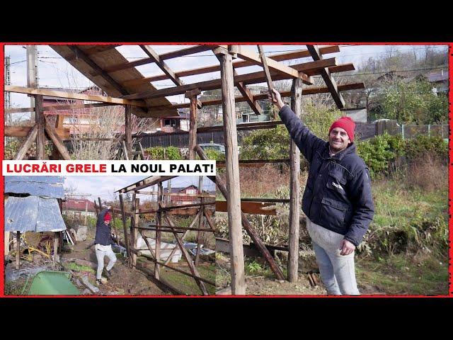 LUCRĂRI AMPLE la noul Palat! | Ce SCARĂ (stil schelă) a făcut Arthur? | REBUTURI, pătrați și SAGEAC