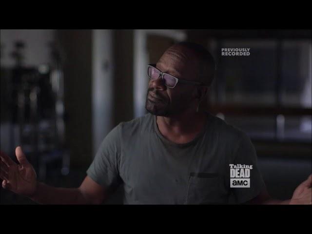 Talking Dead (Fear) - Lennie James (Morgan) on the toilet scene