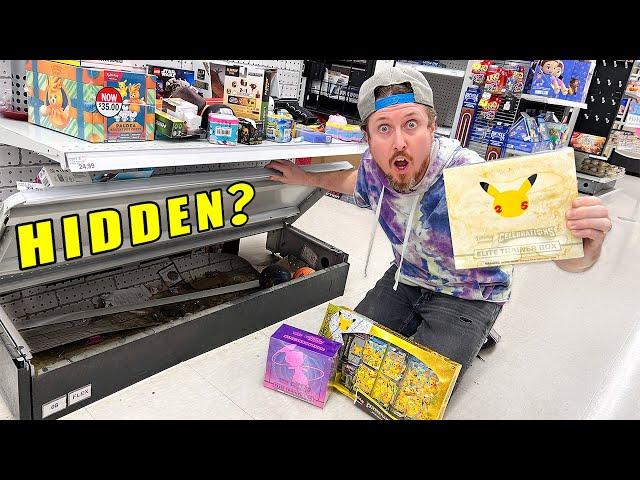 $500 OF HIDDEN POKEMON CARDS FOUND UNDER STORE SHELF! Opening #86