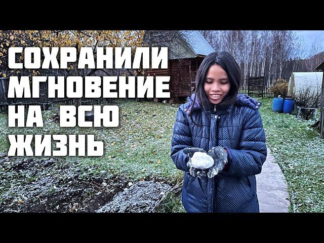 Это Наш Первый Снег? Реакция Жены Филиппинки Была Бесценной! / Котята / Создали Семейную Реликвию