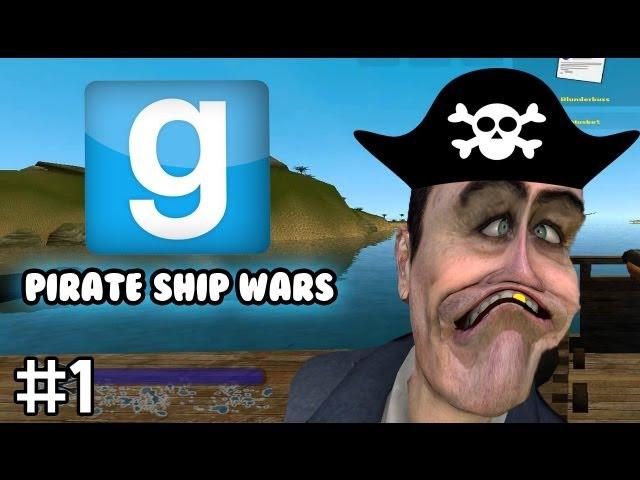 Gmod: Pirate Ship Wars - w/Brent, Alpha & Annoyed Batman Ep.1