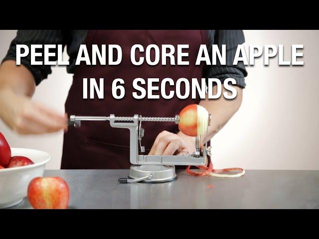 Peel in 6 seconds with Kitchen Craft Apple Peeling Machine (J292)