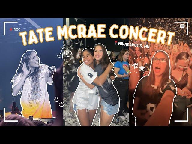 TATE MCRAE CONCERT VLOG: WHAT IT'S LIKE ~Minneapolis, MN