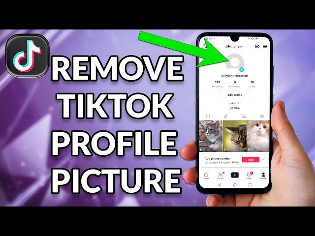 How To Remove Profile Picture On TikTok