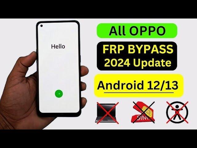 All OPPO ANDROID 14 Google Account Bypass  Without pc LATEST UPDATE 2024