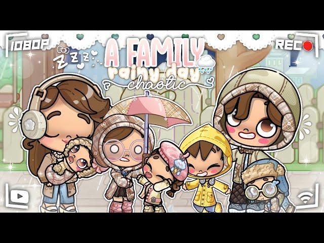 A FAMILY *RAINY DAY*️| *VOICED* || AVATAR WORLD
