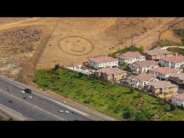 What's with the smiling face on that hill in  Simi Valley?