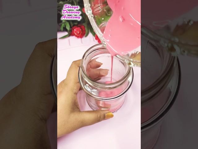 GLASS JAR Painting for Beginners | Easy Acrylic Painting on Glass Jar