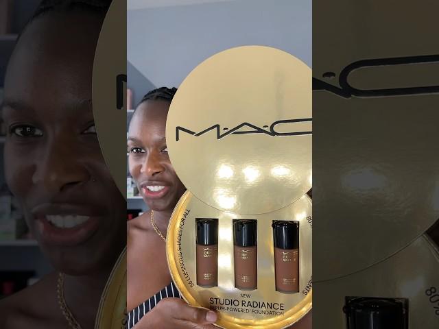 MAC Studio Radiance Foundation on Dark Skin #macstudioradiance #darkskinmakeup #beauty